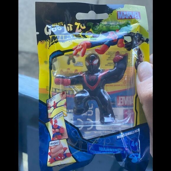 Heroes of Goo Jit Zu Minis Marvel Stretch Squish Miles Morales - Picture 2 of 3